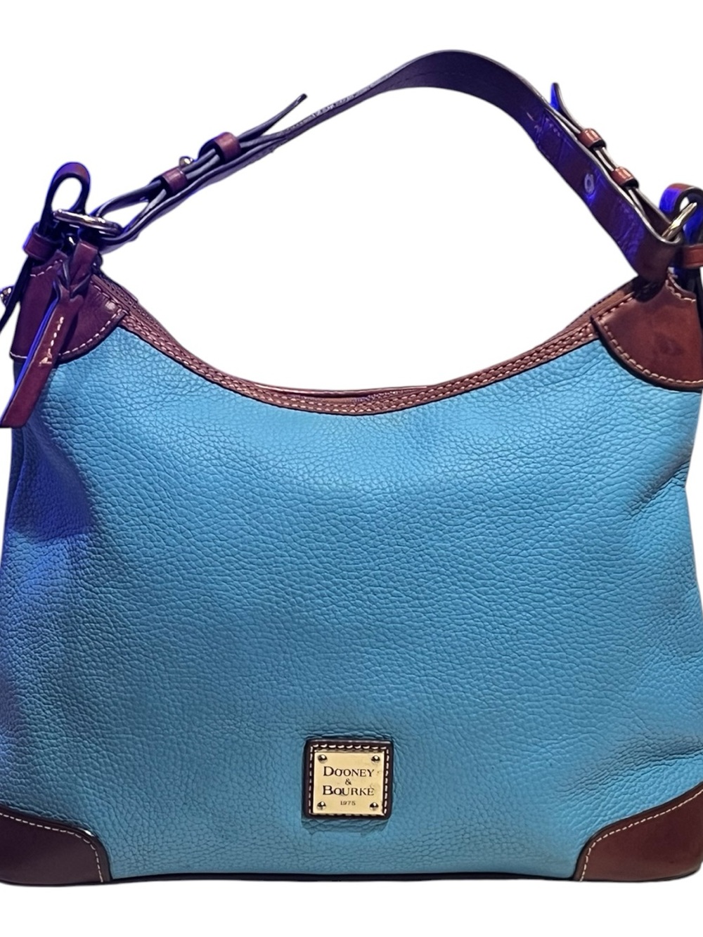 Dooney & Bourke pebbled leather hobo shoulder bag